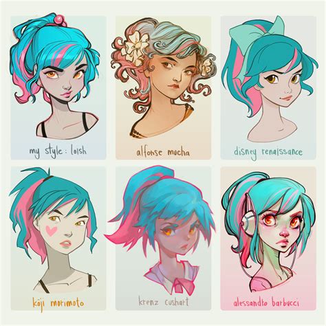 Style Challenge by loish on DeviantArt