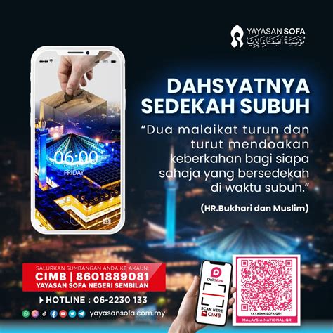 Tabung Online Sedekah Subuh – YAYASAN SOFA