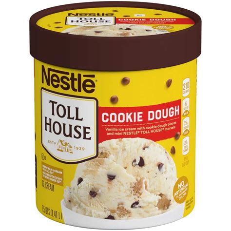 Dreyer's/Edy's Nestle Toll House Cookie Dough Ice Cream, 48 fl oz - Greatland Grocery