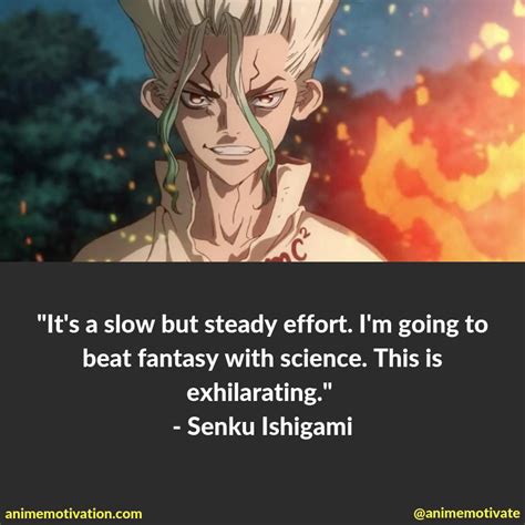 Senku quotes dr stone Anime Quotes Inspirational, Work Motivational Quotes, Black Art Pictures ...