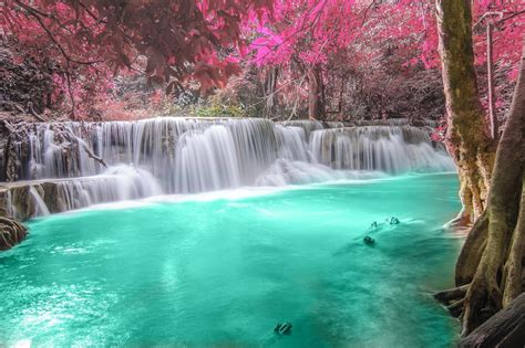 Kanchanaburi falls, Thailand : r/Waterfalls