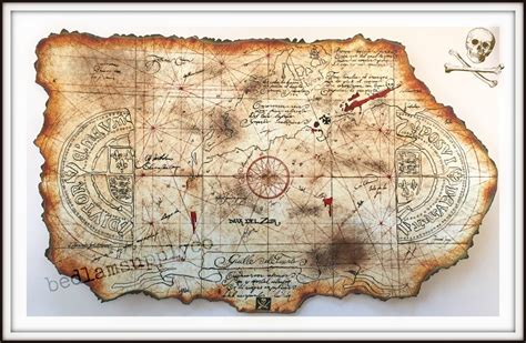 Goonies Treasure Map Print