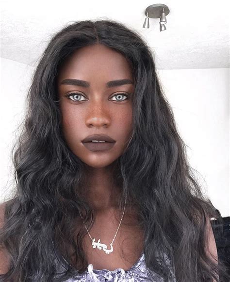 WEBSTA @ darkskinwomen - @melvnin・・・For make-up tutorials follow @darkskinwomen.makeup 💋 | Dark ...
