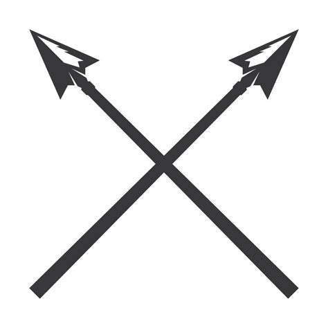 Spear logo icon vector image 13978571 Vector Art at Vecteezy