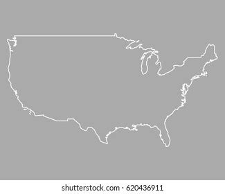Usa Map Border Chalk Style Stock Vector (Royalty Free) 646120744 | Shutterstock