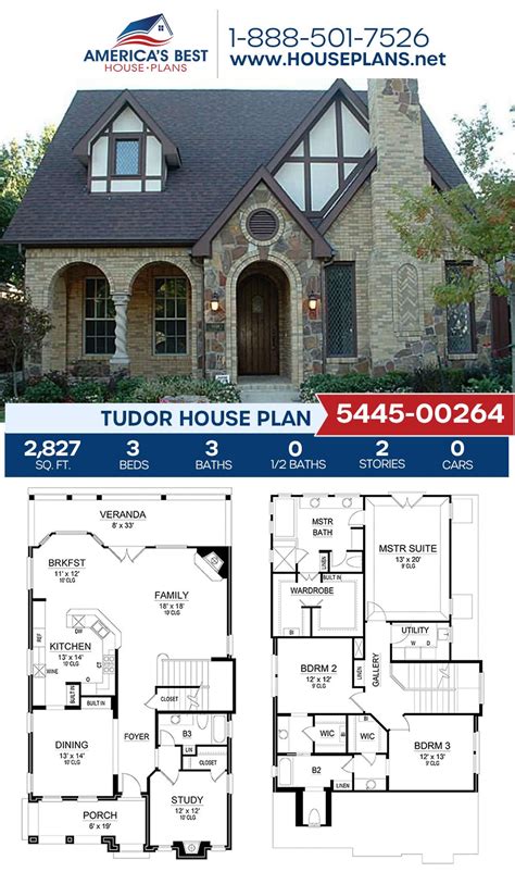 Tudor House Plans, Sims House Plans, New House Plans, Modern House ...