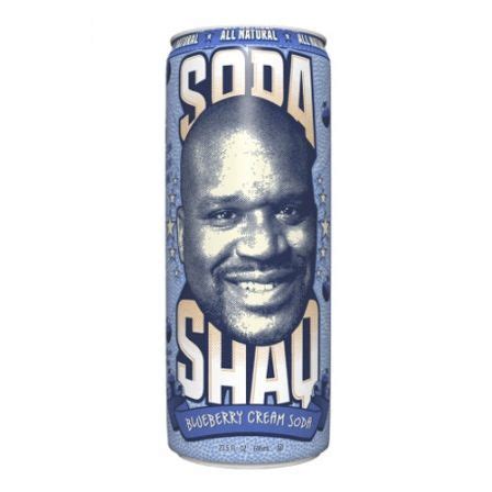 Buy Arizona Soda Shaq Blueberry Cream Soda 23.5 FL OZ (695ml) | Cream soda, Soda, Shaq