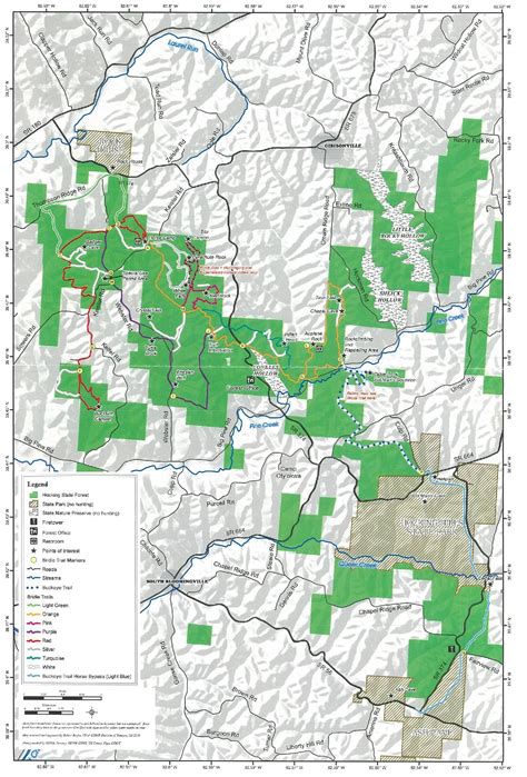 Hocking Hills Horse Trails - Maps