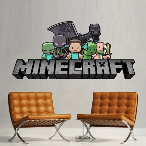 Full Color Wall Decal Vinyl Sticker Decor Art Bedroom Design Mural Like Paintings Minecraft ...