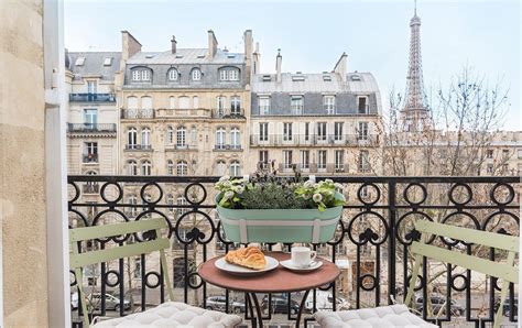 6 Paris Perfect Stays With Seductive Eiffel Tower Views | Apartment balcony garden, Paris ...