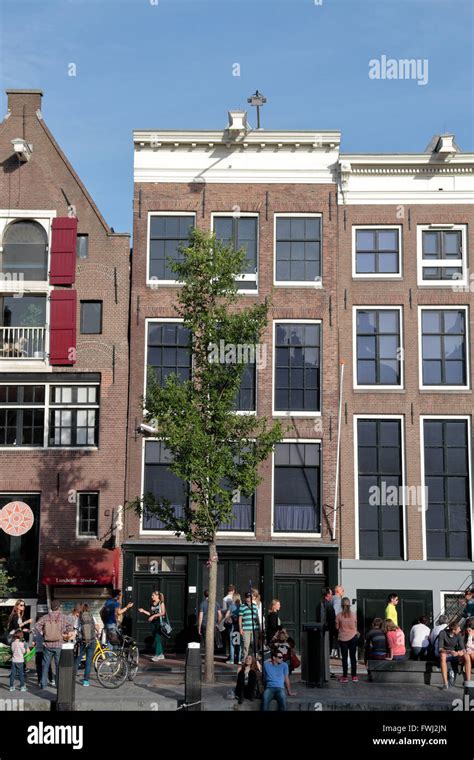 The Anne Frank House in Amsterdam, Netherlands Stock Photo - Alamy