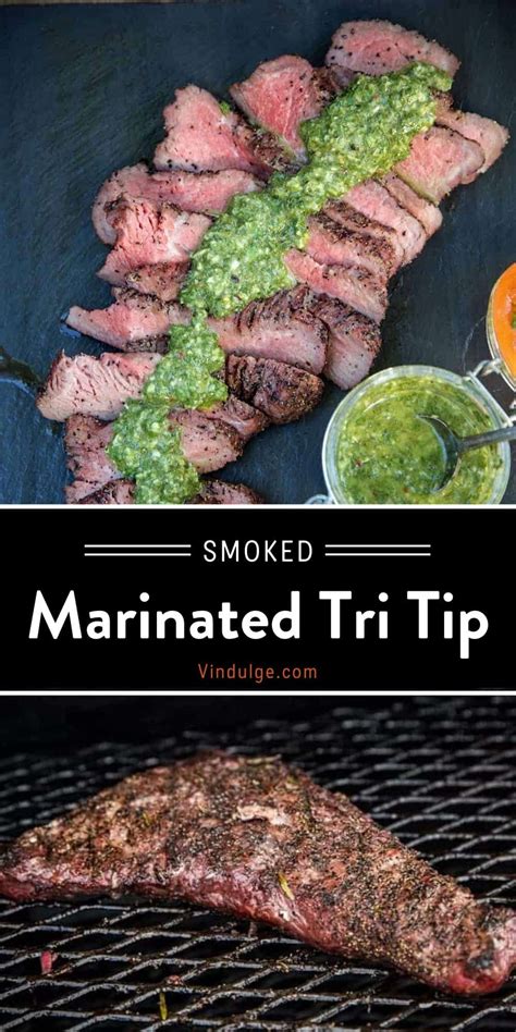 Red Wine Marinated Smoked Tri Tip - Recipe and Video