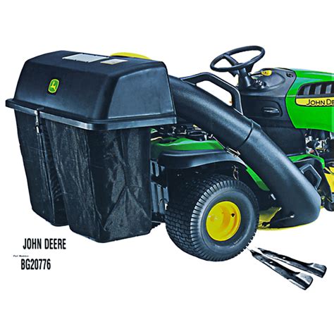 Genuine John Deere Bg20776 6.5 Bushel Rear Bagger System - Walmart.com