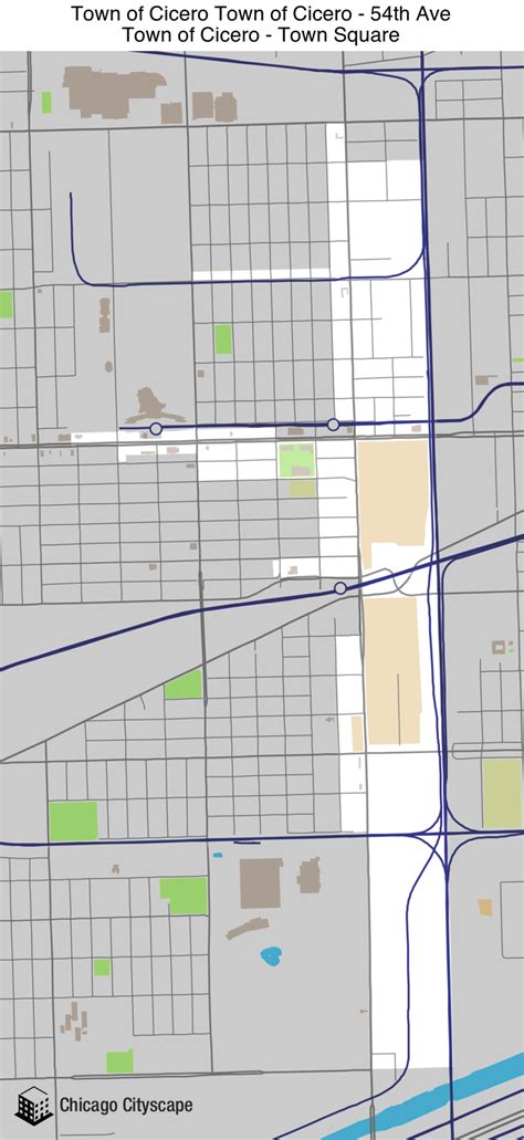 Chicago Cityscape - Map of building projects, properties, and ...