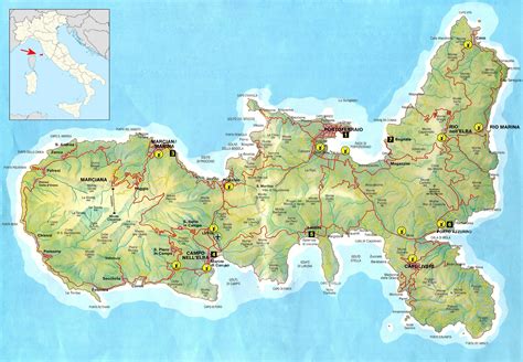 Elba Mapa | Mapa