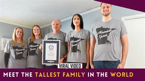 Watch Video: This Family In US Is The Tallest Family In The World