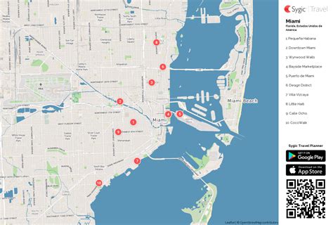 Miami Mapa Turistico | Mapa Fisico