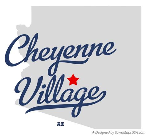 Map of Cheyenne Village, AZ, Arizona