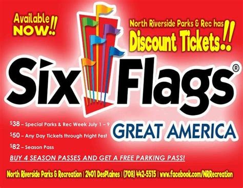 North Riverside Parks & Rec Offers Discount SIX FLAGS GREAT AMERICA Tickets | Forest Park, IL Patch