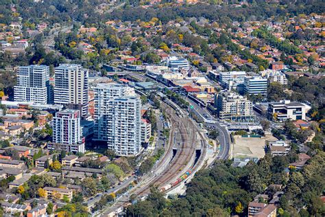 Aerial Stock Image - Epping Shops