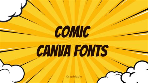 Best Comic Canva Fonts (Super Hero) - Graphic Pie