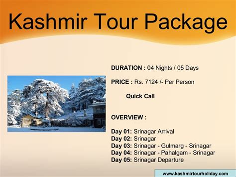 Kashmir tour package