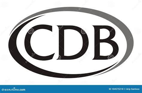 Letter CDB Modern Logo stock vector. Illustration of letter - 104575218