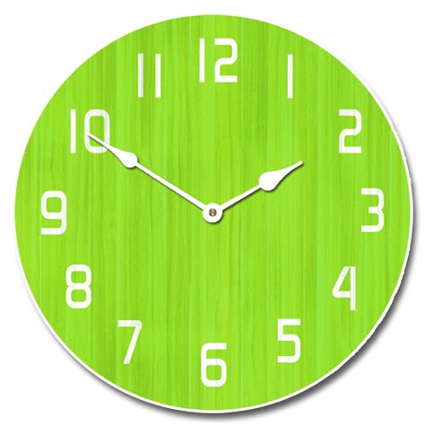 Lime Green Clock | Lime Clock | The Big Clock Store