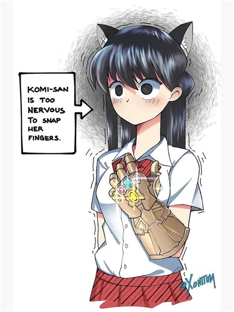 "Komi-San Can't Communicate - Infinity Komi" Poster by Lawliet1568 ...