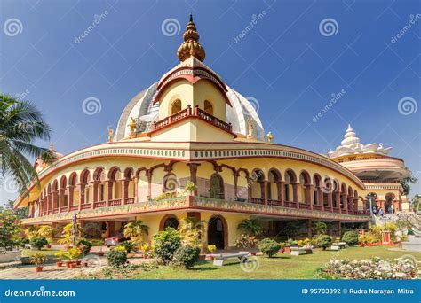 Mayapur Temple , ISKON Headquarter. Editorial Photography - Image of birthplace, consciousness ...