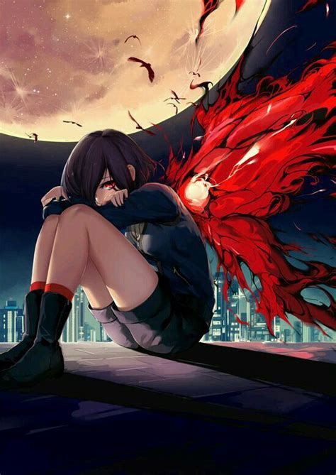 Touka Kirishima | Anime | Girl | Cute | Tokyo Ghoul | Black hair | Dark ...