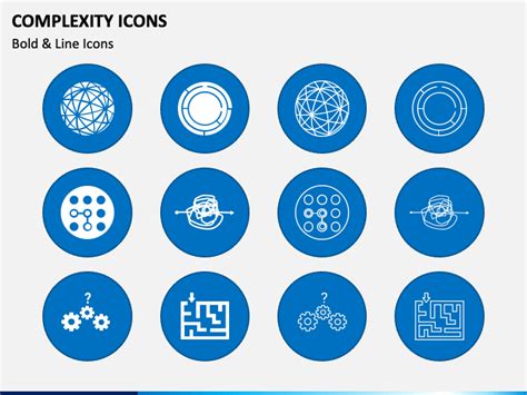 Complexity Icons for PowerPoint and Google Slides - PPT Slides