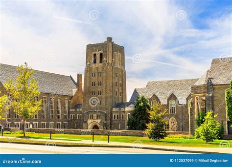 Cornell University stock image. Image of grass, stone - 112537099