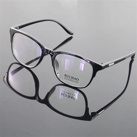 Unisex Black Glasses Clear Computer Goggles Eyeglasses UV400 Lens Eyeglasses Frame Women Eyewear ...