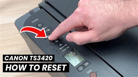 Canon Pixma TS3420: How to Reset & Restore your Printer - YouTube