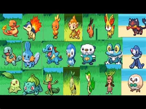 Pokemon Fire Red Extended -All Gen Starters Locations. How to get KALOS HOENN KANTO SINNOH ...