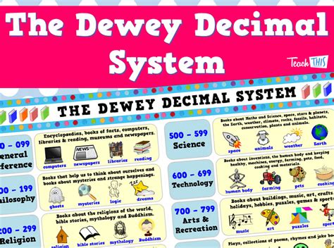 The Dewey Decimal System Poster - Printable Classroom Displays - Teacher Resources :: Teacher ...