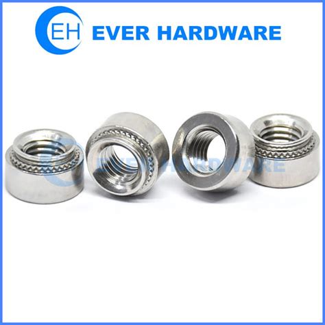 PEM Nut Types H HNL Metric Self Clinching Nuts Zinc Plated Finish Stamp