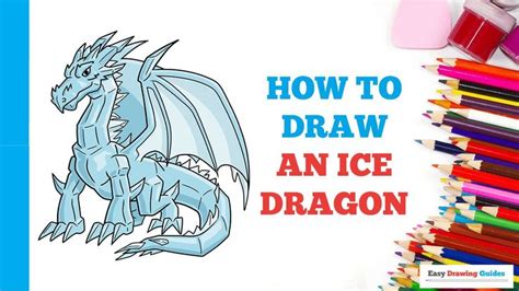 How to Draw an Ice Dragon - Really Easy Drawing Tutorial | Easy ...