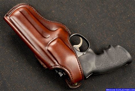 Brigade Holsters- M-4 Classic Revolver Leather Gun Holster On the Belt