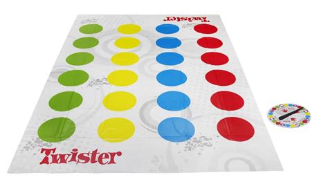 Jeu Hasbro Twister avec tapis et flèche tournante, 6 ans et plus ...