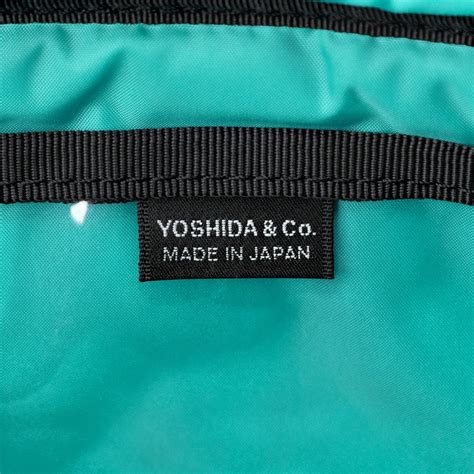 POTR MONOGRAM SHOULDER BAG - BLACK I PORTER YOSHIDA - Momentum Clothing
