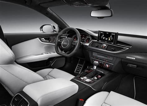 2015 Audi RS7 Sportback Interior Front Cabin Passenger Seat View - CarBlogIndia