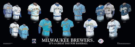 Milwaukee Brewers Uniform and Team History | Heritage Uniforms and Jerseys