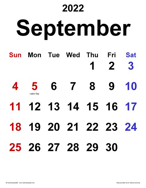 Get Calendar 2022 September Images – All in Here