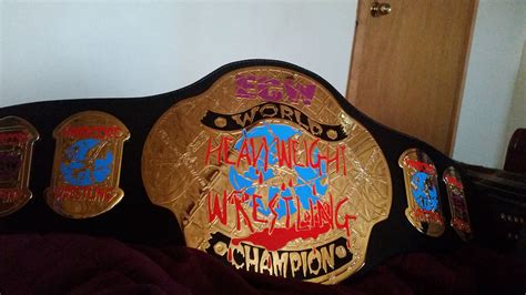 My own personal ECW Classic Heavyweight Championship Replica Belt Real ...