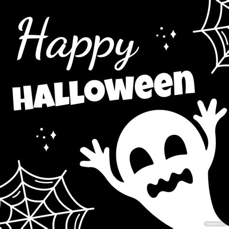 black and white halloween - Clip Art Library