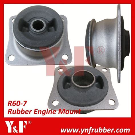 Rubber Hyundai Excavator Engine Mount Excavator Components / Heavy ...