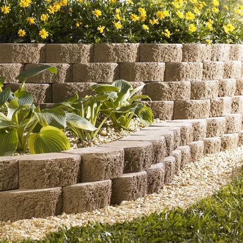 Shop Sand Basic Concrete Retaining Wall Block (Common: 8-in x 3-in ...