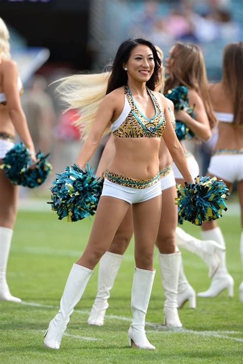 Jacksonville Jaguars cheerleaders, The Roar, game action in 2024 ...